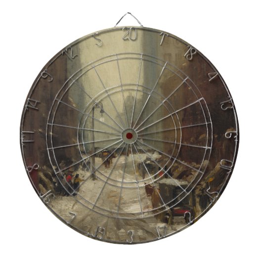 Cible De Fléchettes Neige à New York (hiver à New York) (Devant)