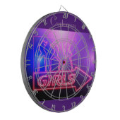 Cible De Fléchettes Neon Pink Girls Sign Thunder_cove (Devant gauche)