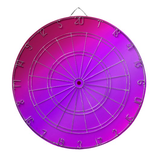 Cible De Fléchettes Neon Pink Ombre (Devant)