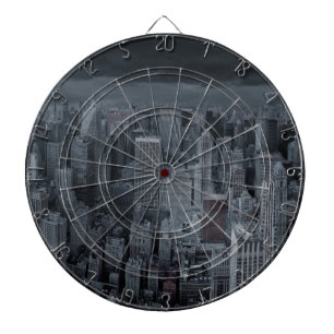 Cible De Fléchettes New York City la nuit