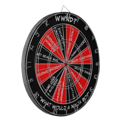 Cible De Fléchettes Ninja (Devant gauche)