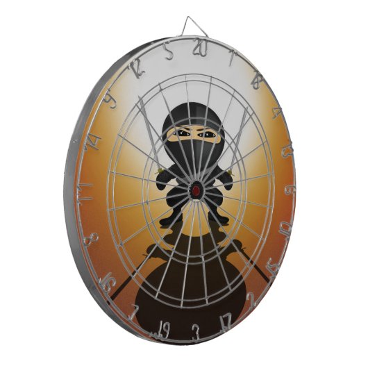 Cible De Fléchettes Ninja Boy (Devant gauche)