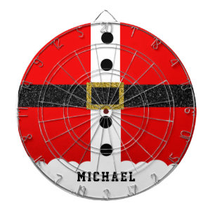 Cible De Fléchettes Noël Père Noël Suit Amusant Ceinture de Parties sc