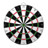 Cible De Fléchettes Noir et blanc (Devant)