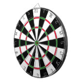 Cible De Fléchettes Noir et blanc (Devant droit)