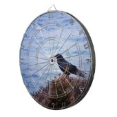 Cible De Fléchettes Noir et blanc (Devant droit)