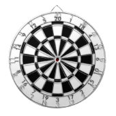 Cible De Fléchettes Noir et blanc (Devant)