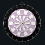 Cible De Fléchettes Noir et blanc violet clair<br><div class="desc">Cible de flechettes Noir Et Blanc Violet Clair</div>