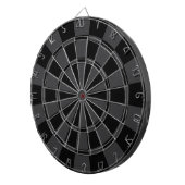 Cible De Fléchettes Noir et gris charbon (Devant droit)