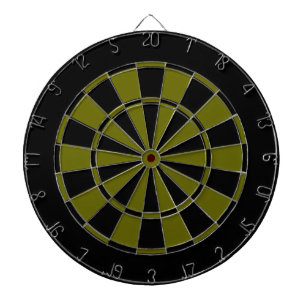 Cible De Fléchettes noir et vert d'armée