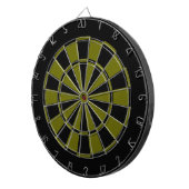 Cible De Fléchettes noir et vert d'armée (Devant droit)