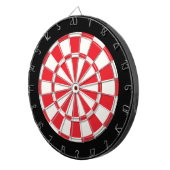 Cible De Fléchettes Noir Rouge Et Blanc (Devant droit)