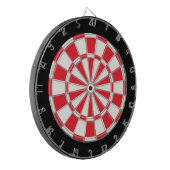 Cible De Fléchettes Noir Rouge Et Blanc (Devant gauche)