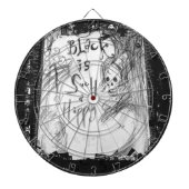 Cible De Fléchettes noircissez une couleur si heureuse (Devant)