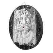 Cible De Fléchettes noircissez une couleur si heureuse (Devant droit)