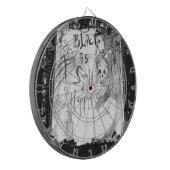 Cible De Fléchettes noircissez une couleur si heureuse (Devant gauche)