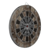 Cible De Fléchettes Nom de famille personnalisé Date de création (Devant gauche)