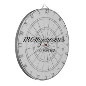 Cible De Fléchettes Nom de la calligraphie personnalisée de la meilleu (Devant gauche)