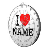 Cible De Fléchettes Nom du coeur (Devant droit)