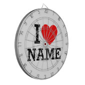 Cible De Fléchettes Nom du coeur (Devant gauche)