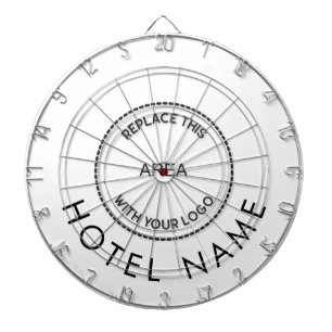 Cible De Fléchettes Nom minimaliste de l'hôtel Logo N'importe quelle c