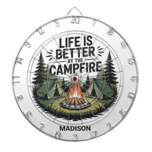Cible De Fléchettes Nom personnalisé Camping