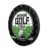 Cible De Fléchettes NOM personnalisé Golfing Pro Golf Club Player (Devant droit)
