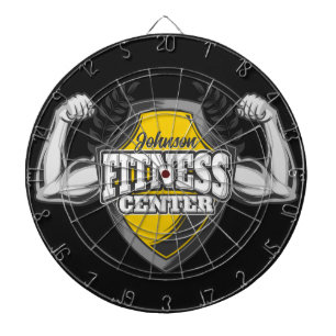 Cible De Fléchettes Nom personnalisé Muscle Fitness Trainer Gym