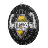 Cible De Fléchettes Nom personnalisé Muscle Fitness Trainer Gym (Devant droit)