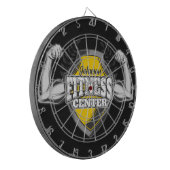 Cible De Fléchettes Nom personnalisé Muscle Fitness Trainer Gym (Devant gauche)