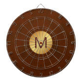 Cible De Fléchettes Nom personnalisé Salle de Jeu Initiale Classique B (Devant)