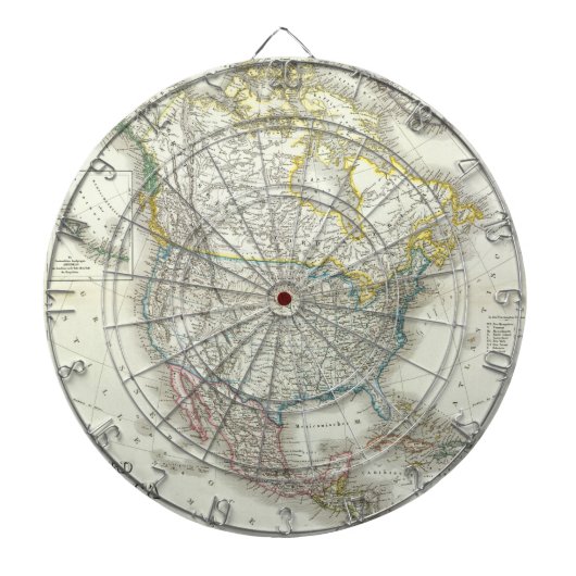 Cible De Fléchettes Nord Amérique (Devant)