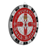 Cible De Fléchettes North Ireland Dartboard, Ulster Flag fléchettes / (Devant gauche)