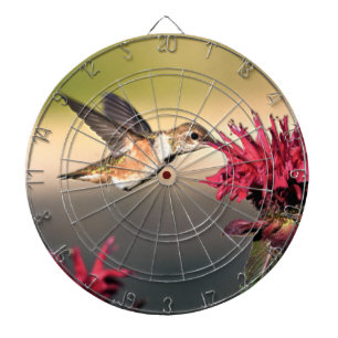 Cible De Fléchettes Nourriture des fleurs de colibri