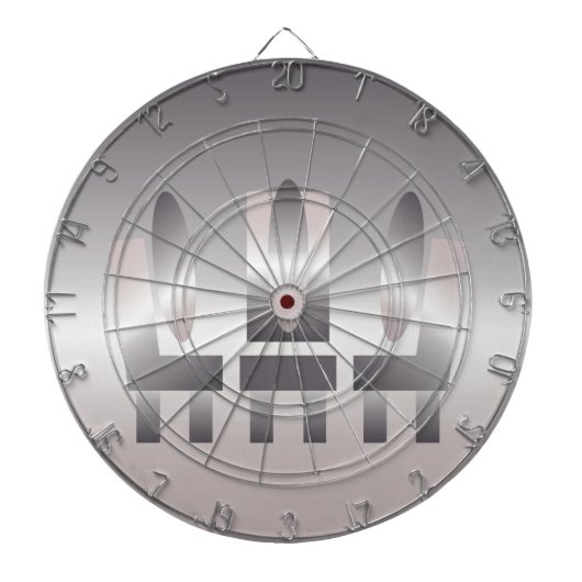 Cible De Fléchettes nuances de quartz réunion (Devant)