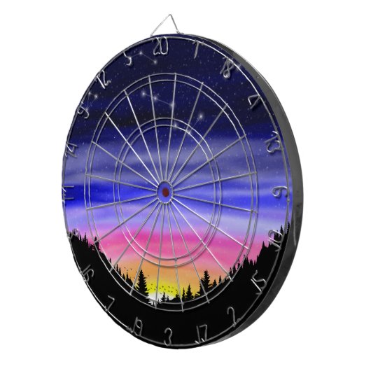 Cible De Fléchettes Nuit Diamond (Devant droit)