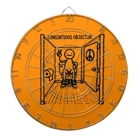 Cible De Fléchettes Objecteurs de guerre (Devant)