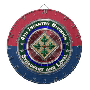 Cible De Fléchettes Objet-souvenir de la 4e division d'infanterie