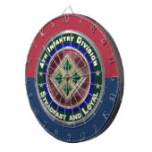 Cible De Fléchettes Objet-souvenir de la 4e division d'infanterie (Devant droit)