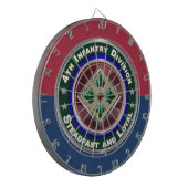 Cible De Fléchettes Objet-souvenir de la 4e division d'infanterie (Devant gauche)