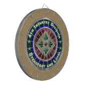 Cible De Fléchettes Objet-souvenir de la 4e division d'infanterie (Devant gauche)