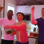 Cible de flechettes OEil bleu