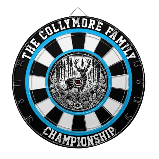 Cible De Fléchettes OEuvre circulaire de seigle de cerf (Devant)