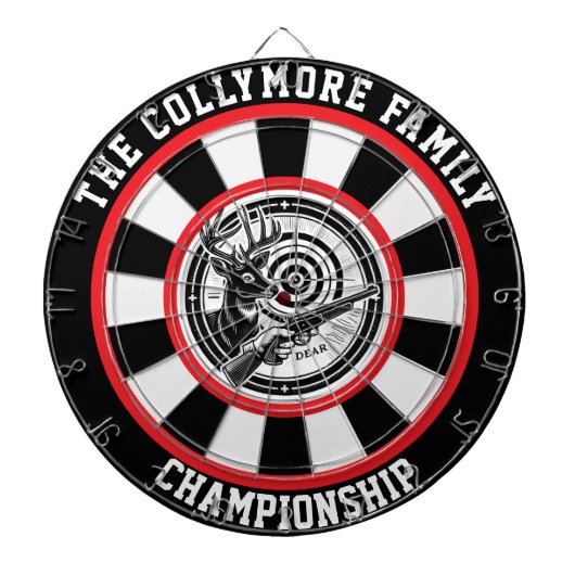 Cible De Fléchettes OEuvre d'art de Forest Deer Bullseye (Devant)