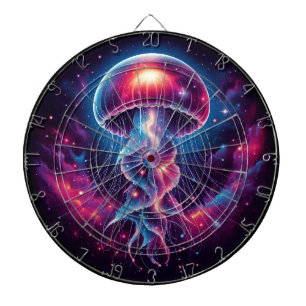 Cible De Fléchettes Oeuvre de méduse cosmique Galaxie