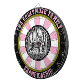 Cible De Fléchettes OEuvre murale ciblée de cerfs rustiques (Devant droit)