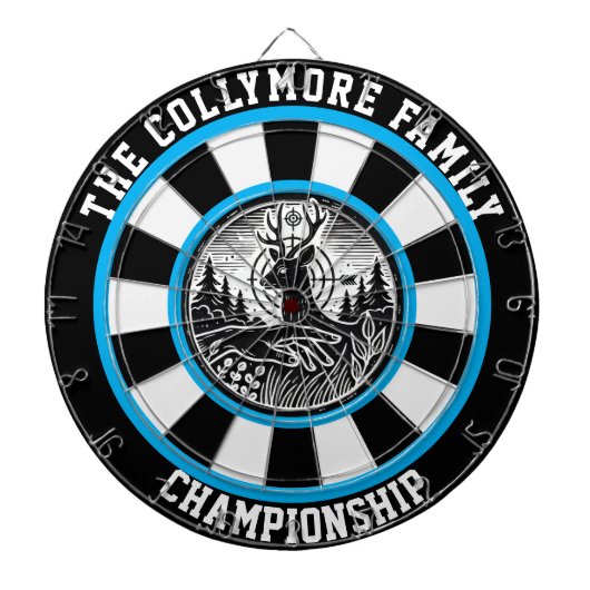 Cible De Fléchettes OEuvre murale ciblée de Forest Deer (Devant)