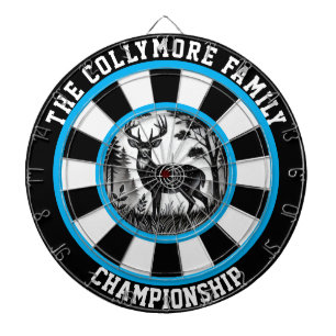 Cible De Fléchettes OEuvre murale de cerfs émaillés