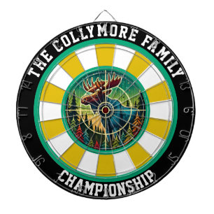 Cible De Fléchettes Oie ciblée en conception forestière