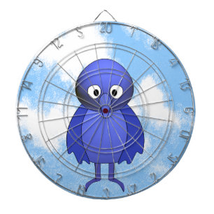Cible De Fléchettes Oiseau bleu